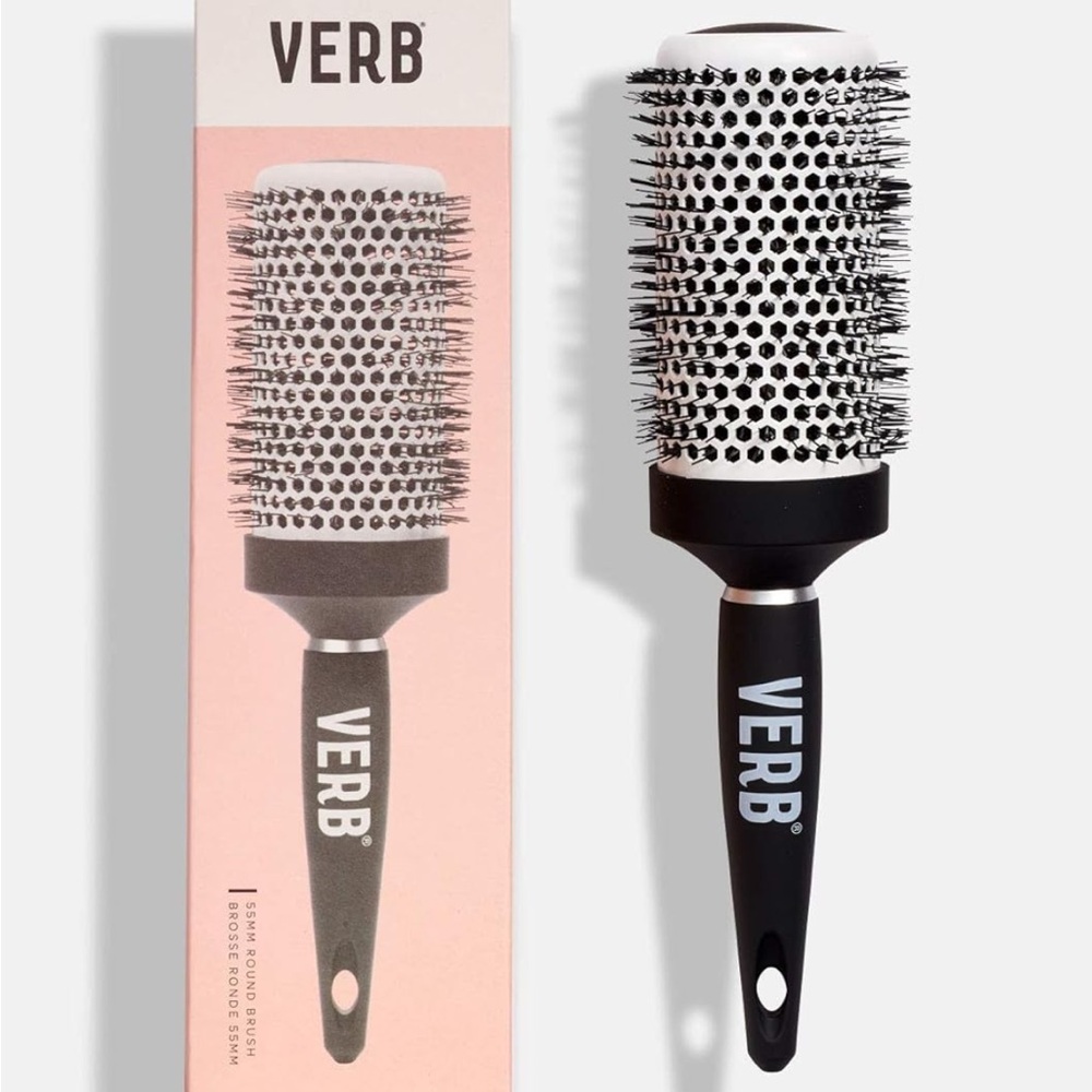 Verb Round Hair Brush, Thermal Ceramic Barrel For Blow Drying